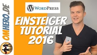 Wordpress Tutorial 2016 für Anfänger Deutsch/Ger