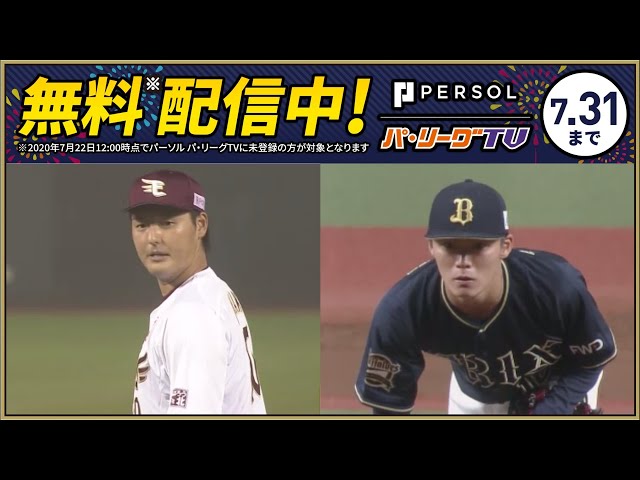 7/26【本日の初球】イーグルス・安樂の投じる初球は？