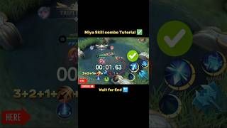 Download lagu Miya Skill Combo Tutorial Mobile legends #ml2b #tutorial #miya #mobilelegends mp3