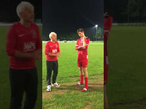 Mark Spurgeon interviewing Manager and Captain against Tunbridge Wells