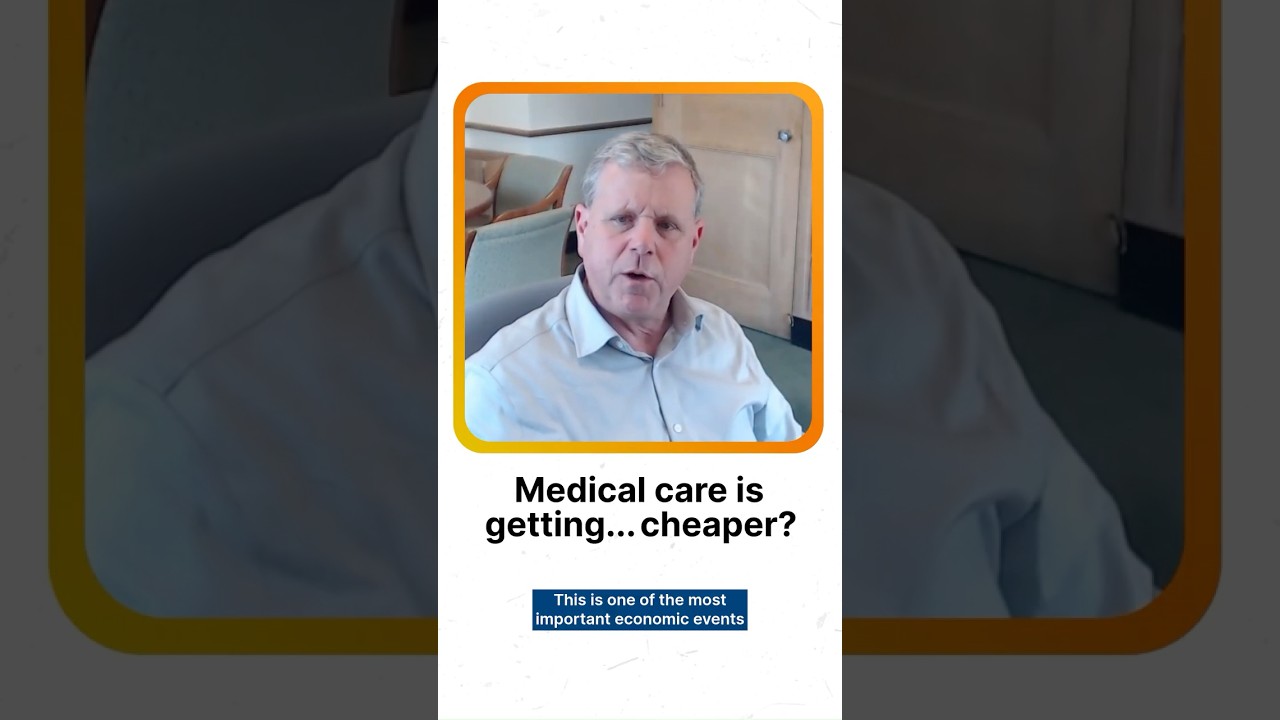 Medical care is getting... cheaper?