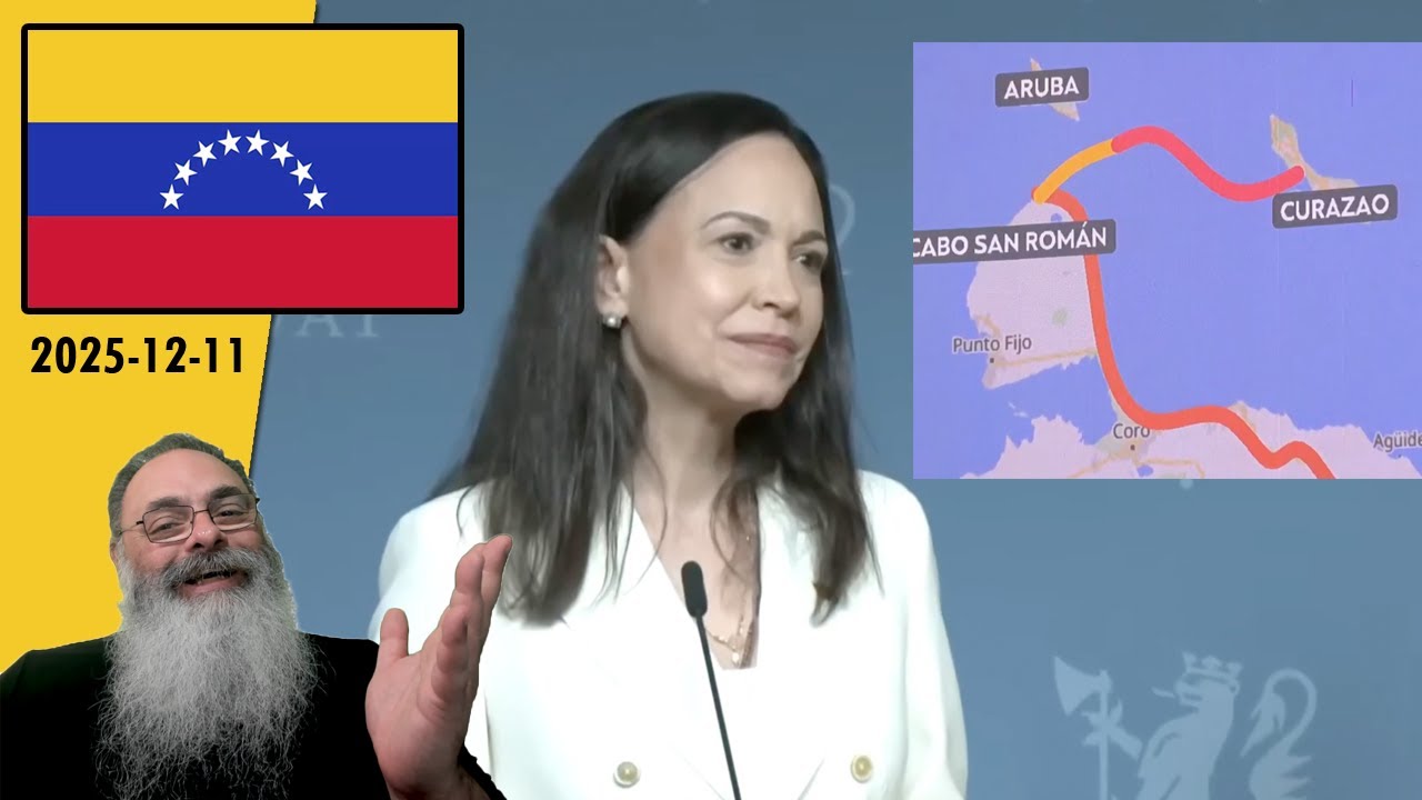 #Venezuela 2025-12-11: EXTRAÇÃO de MARIA CORINA MACHADO da VENEZUELA foi CINEMATOGRÁFICA