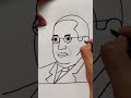 Using Number 2 To Dr Babasaheb Ambedkar Quick Simple And Easy Drawing Of Dr Ambedkar
