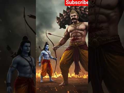 Ram Vs Rawana Yudh #ram #hanuman #balaji #rawan #ravan #trend #ytshorts #new #viral