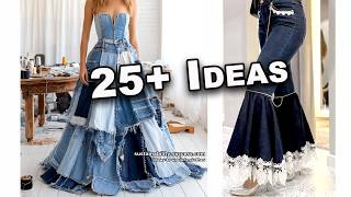 Budget-Friendly Fashion From Old Denim Jeans 👖 | 25+ DIY Sewing Ideas