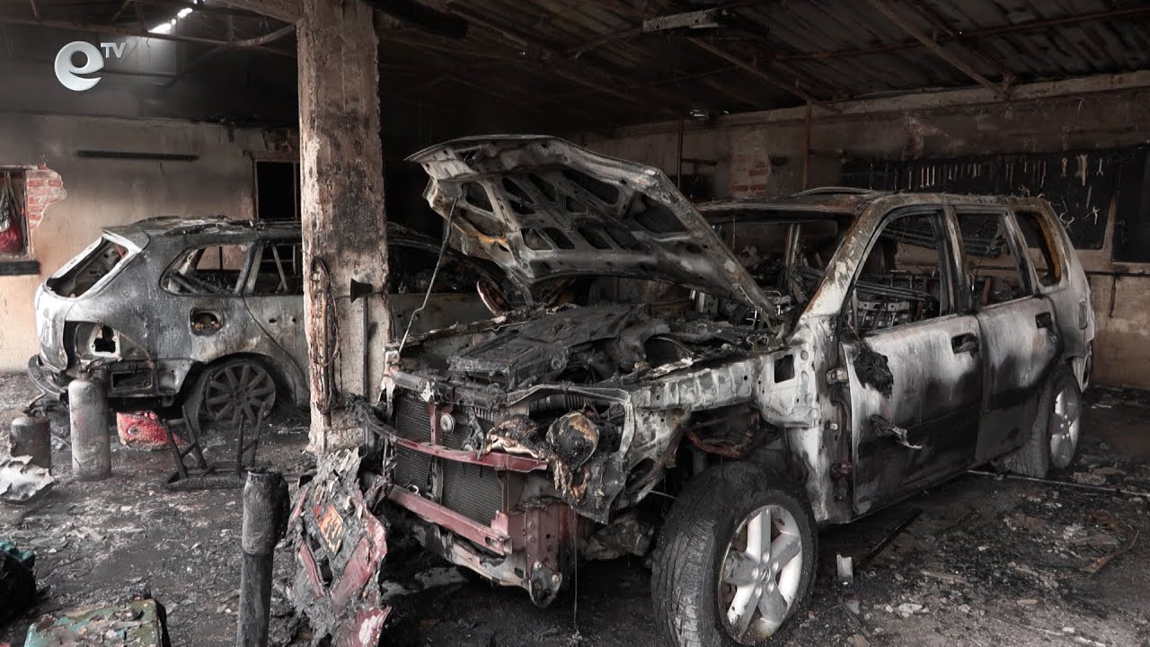 Пожар изпепели автосервиз в Димитровград