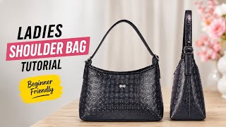 How to Make a Stylish Ladies Shoulder Bag | Step-by-Step Tutorial | DIY Elegant Shoulder Bag