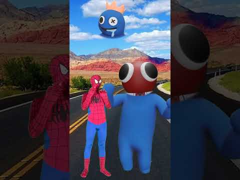 No, no, yes blue rainbow friends #shorts  #avengers #marvel