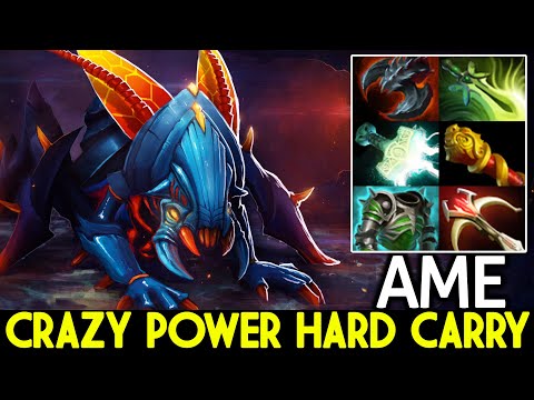 AME [Weaver] Crazy Power Carry When Full Items Dota 2