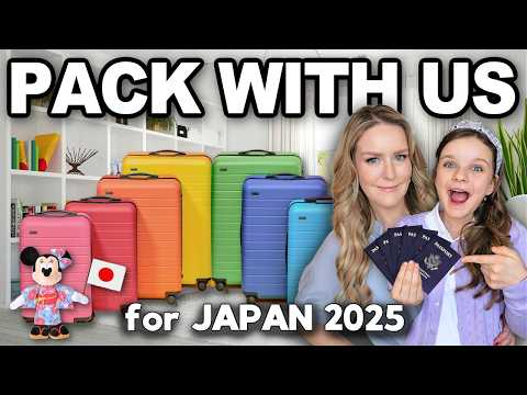 PACK WITH ME: TOKYO, JAPAN & FANTASY SPRINGS! Airplane ACTIVITIES & SNACKS