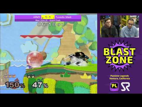 BZ1 - ARMY (Ice Climbers) vs. Tuxedo Mask (Marth) - SSBM Grand Finals - Smash Melee