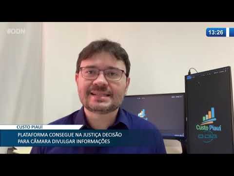 Plataforma Custo Piauí consegue divulgações de despesas do poder público 10 11 2020