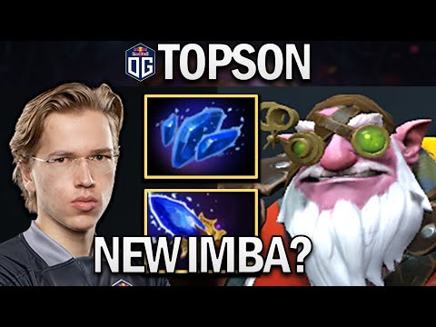 OG.TOPSON SNIPER WITH AGHANIMS SHARD - DOTA 2 7.28 GAMEPLAY