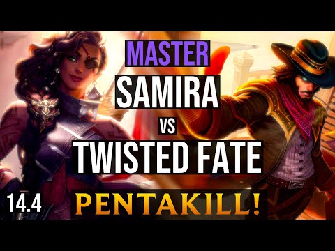 SAMIRA Bot vs TWISTED FATE | EUW Master - Patch 14.4