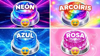 Elige un Botón 🌟 Neón 🌈 Arcoíris 💙 Azul 🌸 Rosa