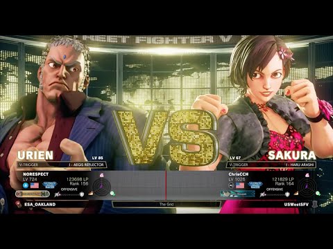 NORESPECT (#4 Urien) vs ChrisCCH (#2 Sakura) ~ NA SFV S4 (FT2)