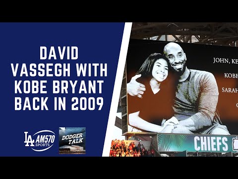 David Vassegh With Kobe Bryant In 2009 At A UC Santa Barbara