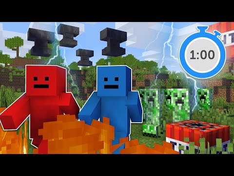 KIER and DEV - Minecraft, But The Game Tries To Kill You Every 60 Seconds...