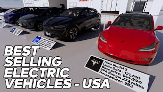 America's Best Selling Electric Cars | 3D Comparison