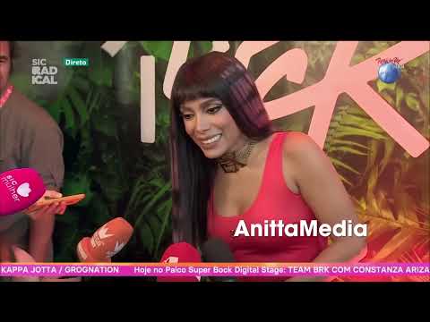 Anitta, Entrevista Rock in Rio (Lisboa, Portugal) 2022