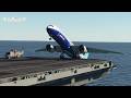 IMPOSSIBLE TAKEOFF Boeing 787 From Aircraft Carrier At Sea