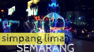 preview picture of video 'Alun-alun Simpang Lima Semarang,suasana malam'