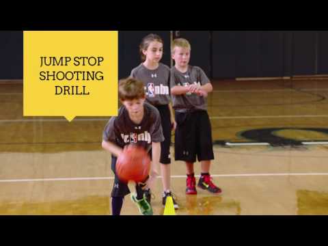 Jump Stop Shooting Drill