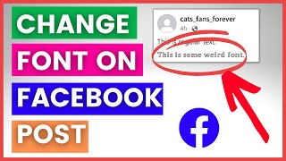 How To Change Font On Facebook Post Text?  [in 2023]