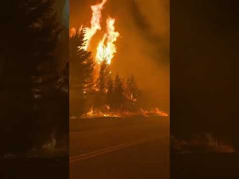 Fire Between Epuyén And El Hoyo In Chubut Province, Patagonia, Argentina (9 January 2026)