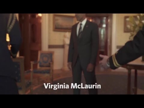 WOMAN DANCES AT WHITE HOUSE