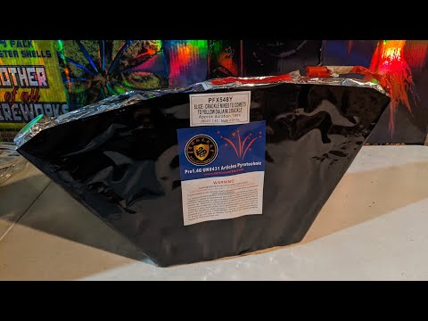 Dominator proline fireworks - PFX548Y Yellow Dahlia to Crackle (1.4pro slice) {5shots} [mfg2016]