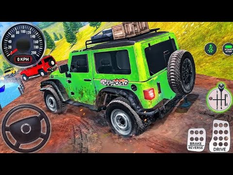 4x4 Offroad Luxury SUV Driving 3D - Thar Jeep Hill Climbing Drive Simulator  - Android GamePlay