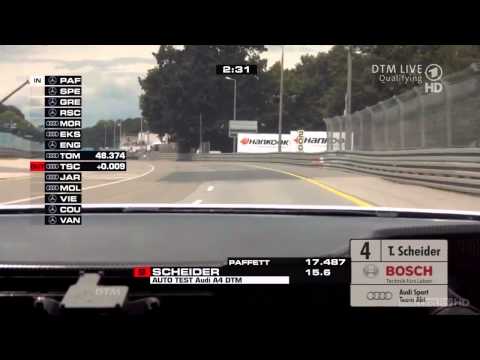 DTM - Timo Scheider onboard Qualifying at Norisring 2011 (HD)