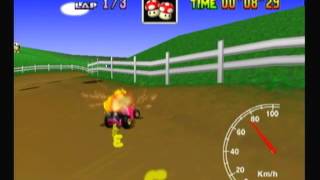Mario Kart 64 - Moo Moo Farm 1lap 28"87