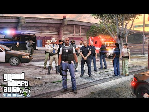 GTA 5 MODS LSPDFR 0.4.3 - EP 1 - GANG UNIT PATROL!!! (GTA 5 REAL LIFE PC MOD)