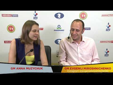 2019 Women's Candidates. Round 9. Anna Muzychuk tells about her victory vs Dzagnidze