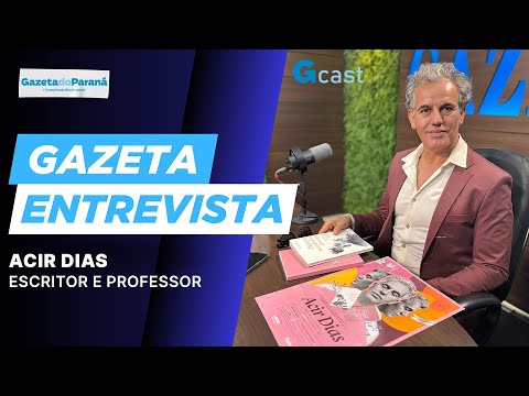 GAZETA ENTREVISTA | Eliane Alexandrino recebe o escritor Acir Dias