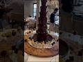 chocolate Fountain🍫|| Villa The Grand Buffet #shorts #shortvideo #youtubeshorts
