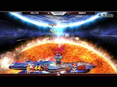 VS Weekly 3/16/17 - Winners R4 - T!TO (Diddy) vs. Snorley (Wario) - Smash 4