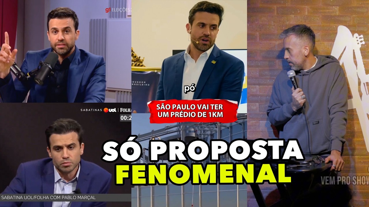 As PROPOSTAS de PABLO MARÇAL completo - Murilo Moraes no Show do React