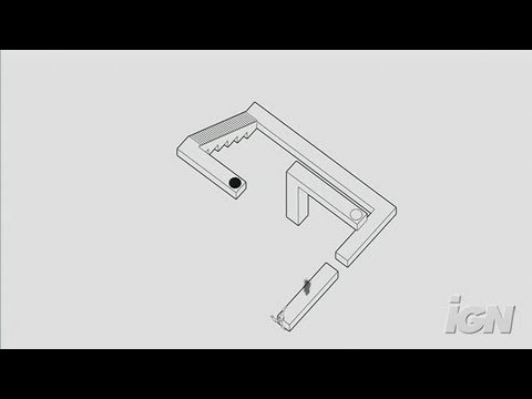 Echochrome PlayStation 3 Gameplay - Climbing The Stairs
