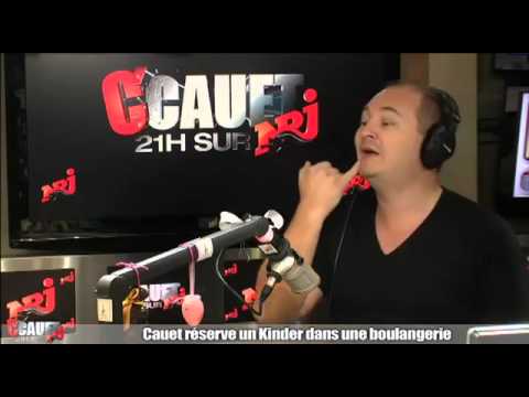Cauet réserve un Kinder dans une boulangerie  C'Cauet sur NRJ