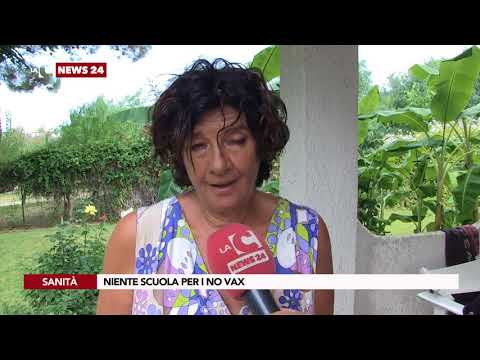 Niente scuola per i no vax