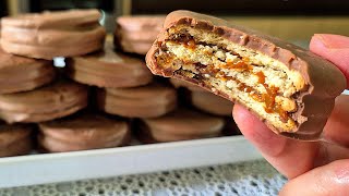 Com apenas 3 INGREDIENTES faça ALFAJOR do jeito MAIS FÁCIL DO MUNDO 