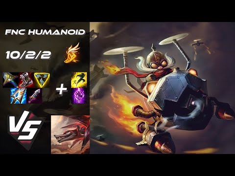 Fnatic Humanoid MID Corki vs Naafiri - EU Grandmaster Patch 14.12
