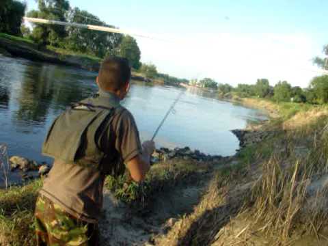 łowienie kleni na smużaki "Czarnuch"