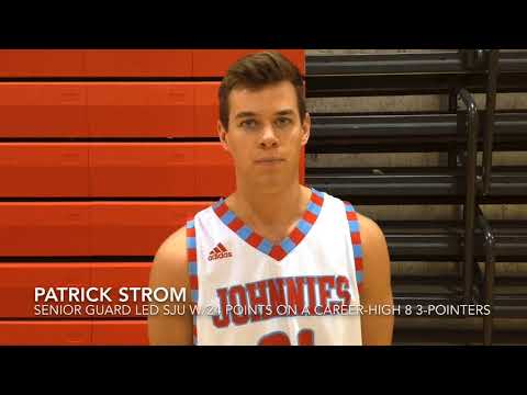 Post-Game Interviews w/SJU's Oliver, Strom & Bauman - 2018 Macalester
