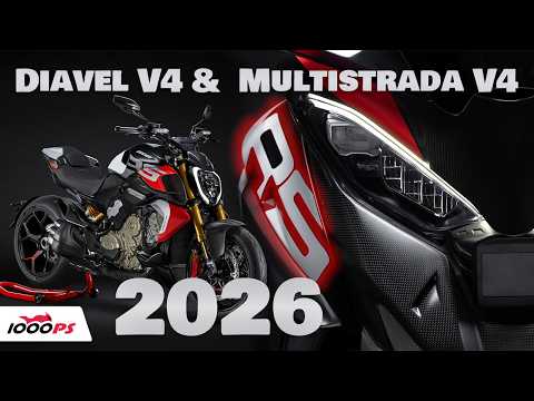 Neue Ducati RS-Modelle 2026: Diavel V4 RS & Multistrada V4 RS mit MotoGP-Technik!