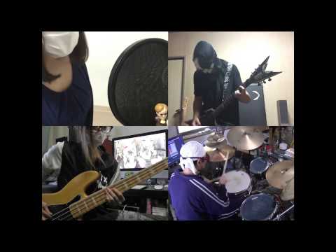 [HD]Hitsugi no Chaika Avenging Battle OP [Shikkoku wo Nuritsubuse] Band cover