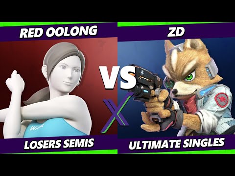 S@X 490 Losers Semis - Red Oolong (Wii Fit Trainer) Vs. ZD (Fox) Smash Ultimate - SSBU